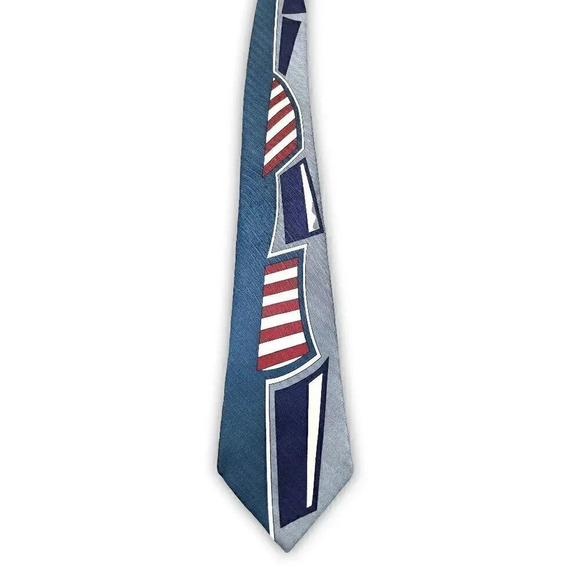 NWT VINTAGE RARE BROTHERS HANDMADE STRIPE TIE - Picture 1 of 3